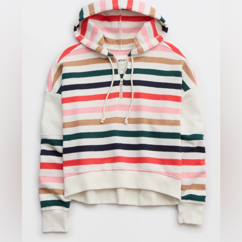 Aerie - NWOT Restart Quarter Zip Hoodie Large